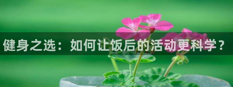 意昂体育5(KGAME)平台注册要钱吗:健身之选:如何让饭后